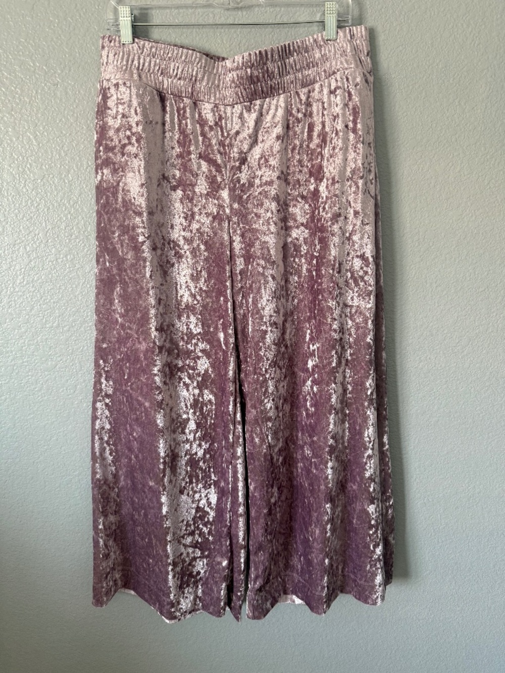 A New Day Wide Leg Light Purple Velvet Pants L Worn Once